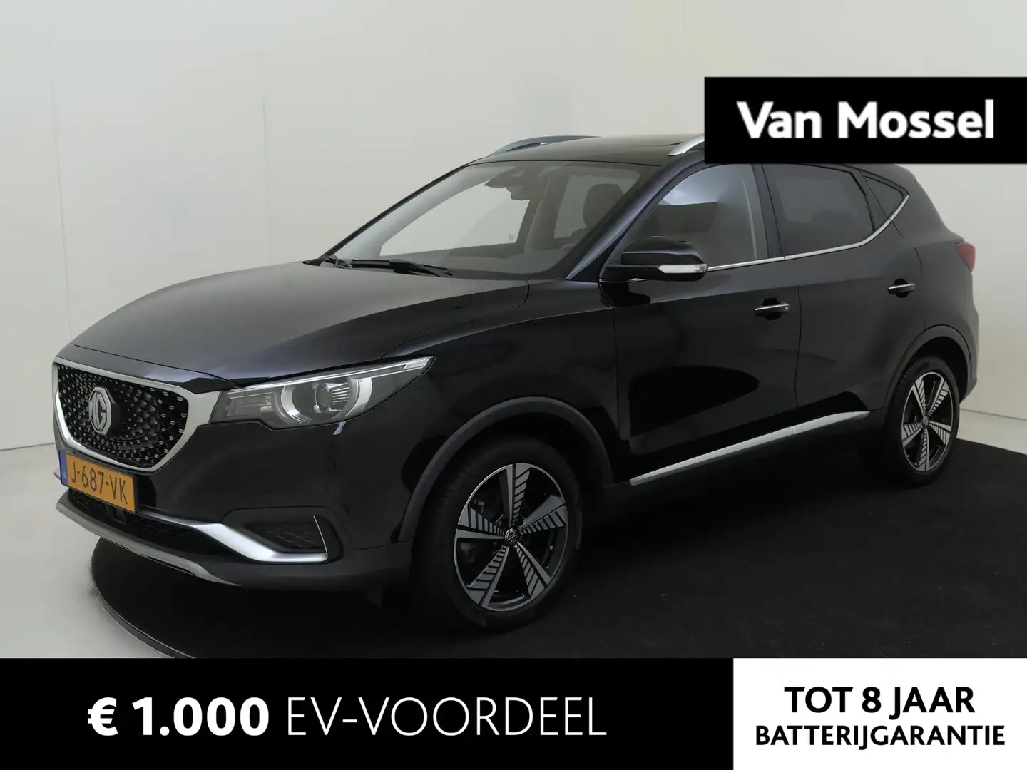 MG ZS MG EV Luxury 45 kWh 1e eig. / Panoramadak / Apple Zwart - 1