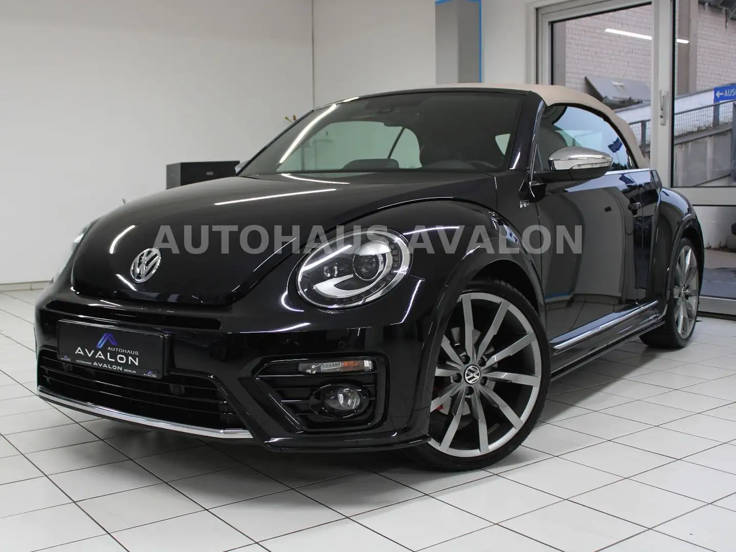 Volkswagen Beetle Cab. DSG R-LINE*EXCLUSIVE~XEN~KEYL~KAM~20 Noir - 1