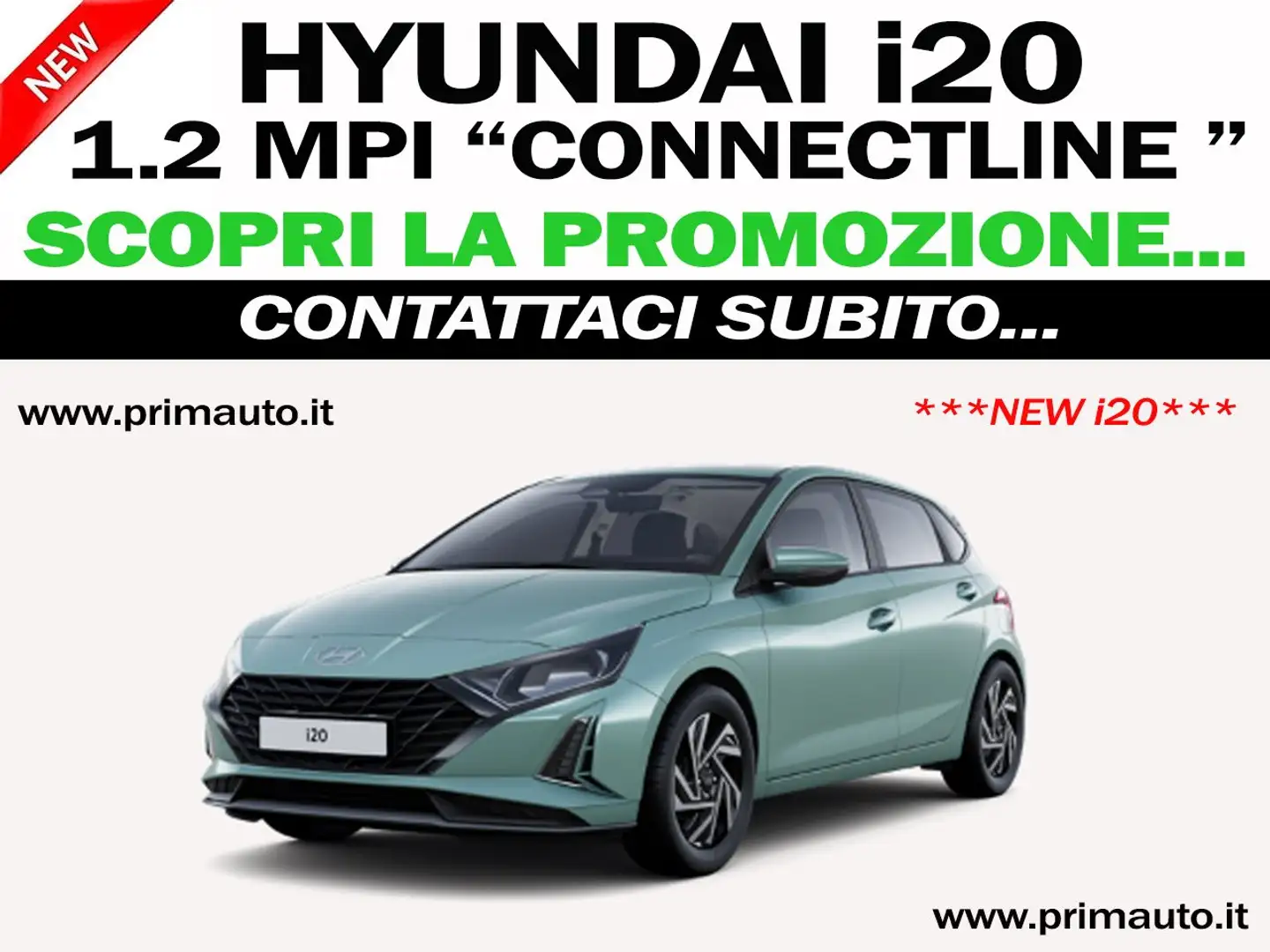 Hyundai i20 1.2 Benz 5p CONNECTLINE - OFFERTA IN CORSO (#0424) Verde - 1