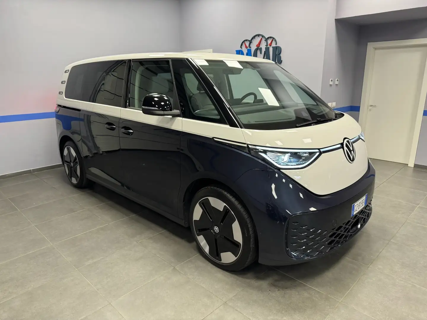 Volkswagen ID. Buzz ID.Buzz Passo Corto 79 kWh Pro TETTO-21-H&K Bleu - 1