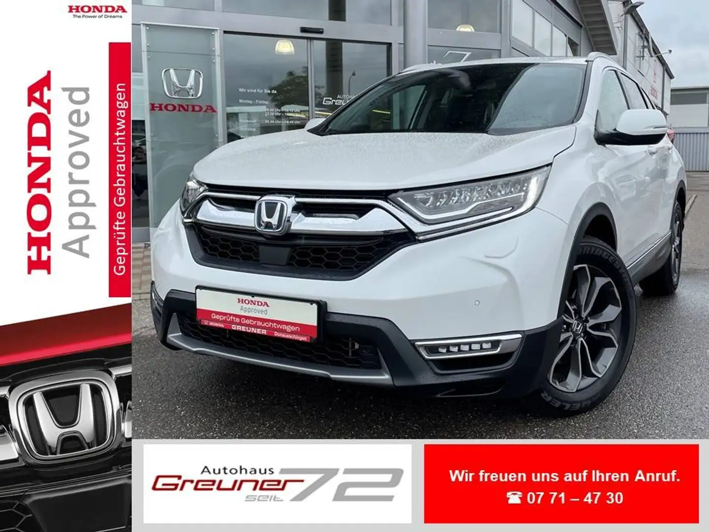 Honda CR-V 2.0 e:HEV Hybrid 4WD Executive * AHK * Facelift * Blanc - 1