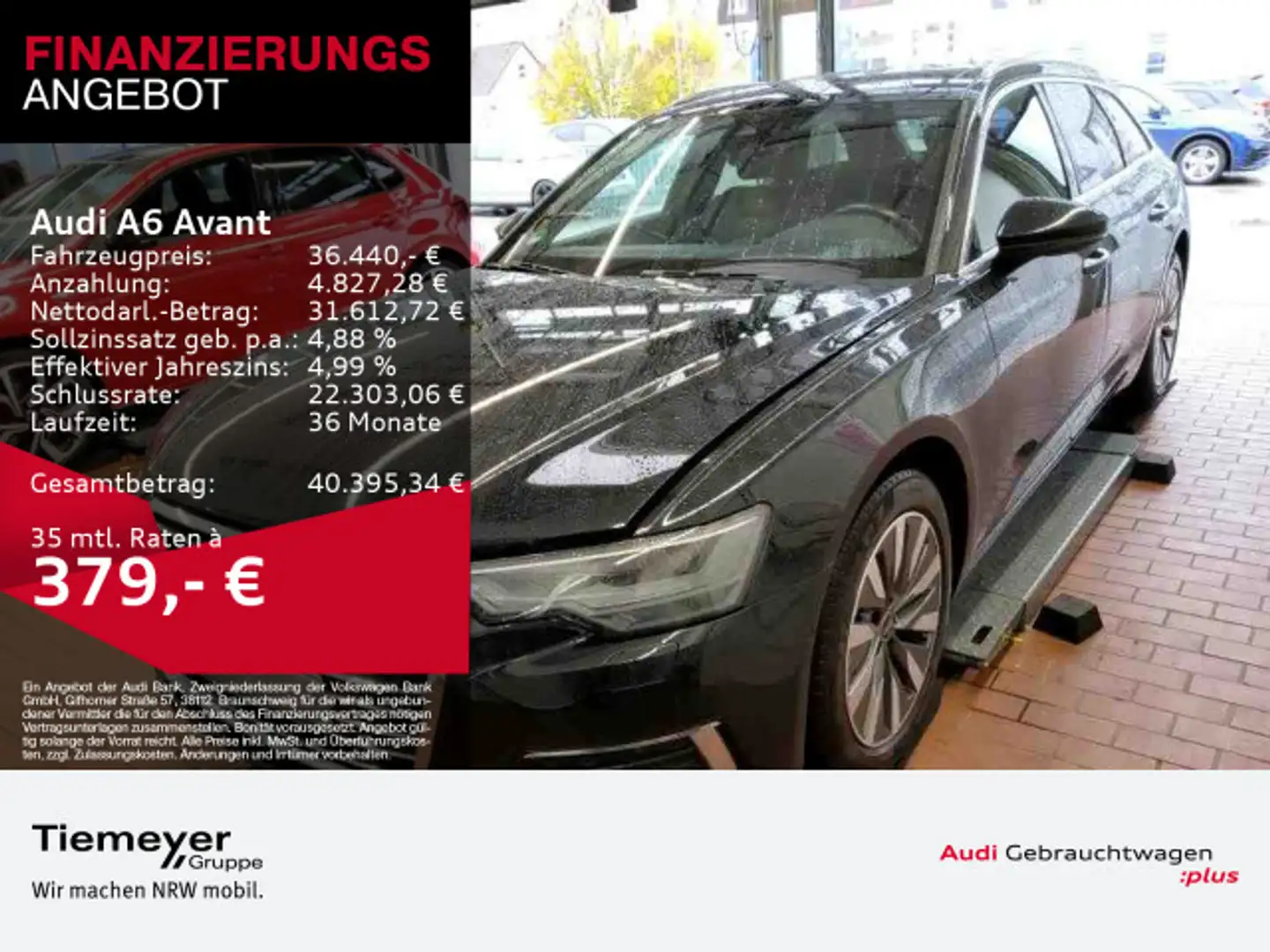 Audi A6 40 TDI DESIGN LEDER PANO ASSIST KAMERA Schwarz - 1