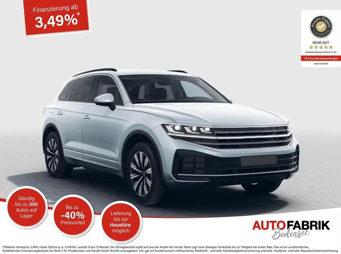 Volkswagen Touareg Elegance 3.0 V6 TDI *360°*AHK*MATRIX Argintiu - 1