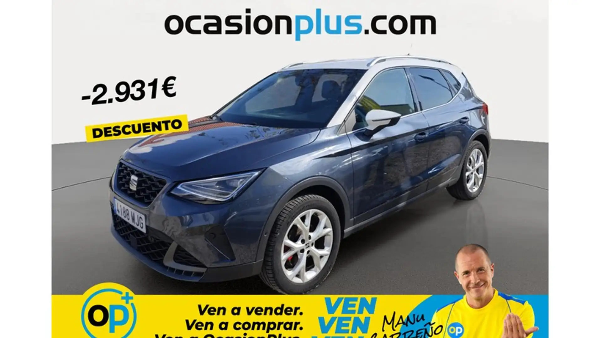 SEAT Arona 1.5 TSI S&S FR DSG7 XM 150 Gris - 1
