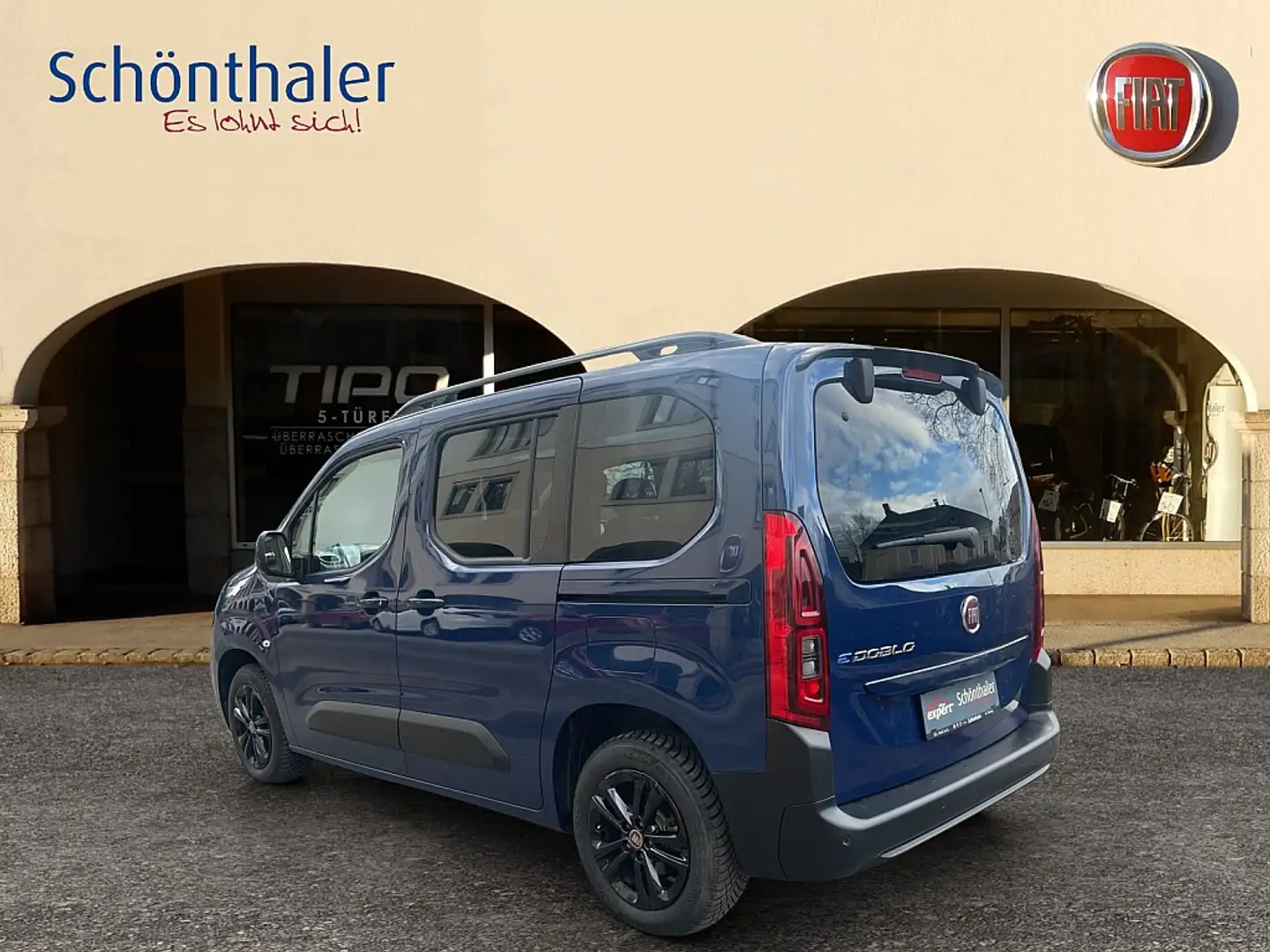 Fiat Doblo Elektro 50kWh Blau - 2