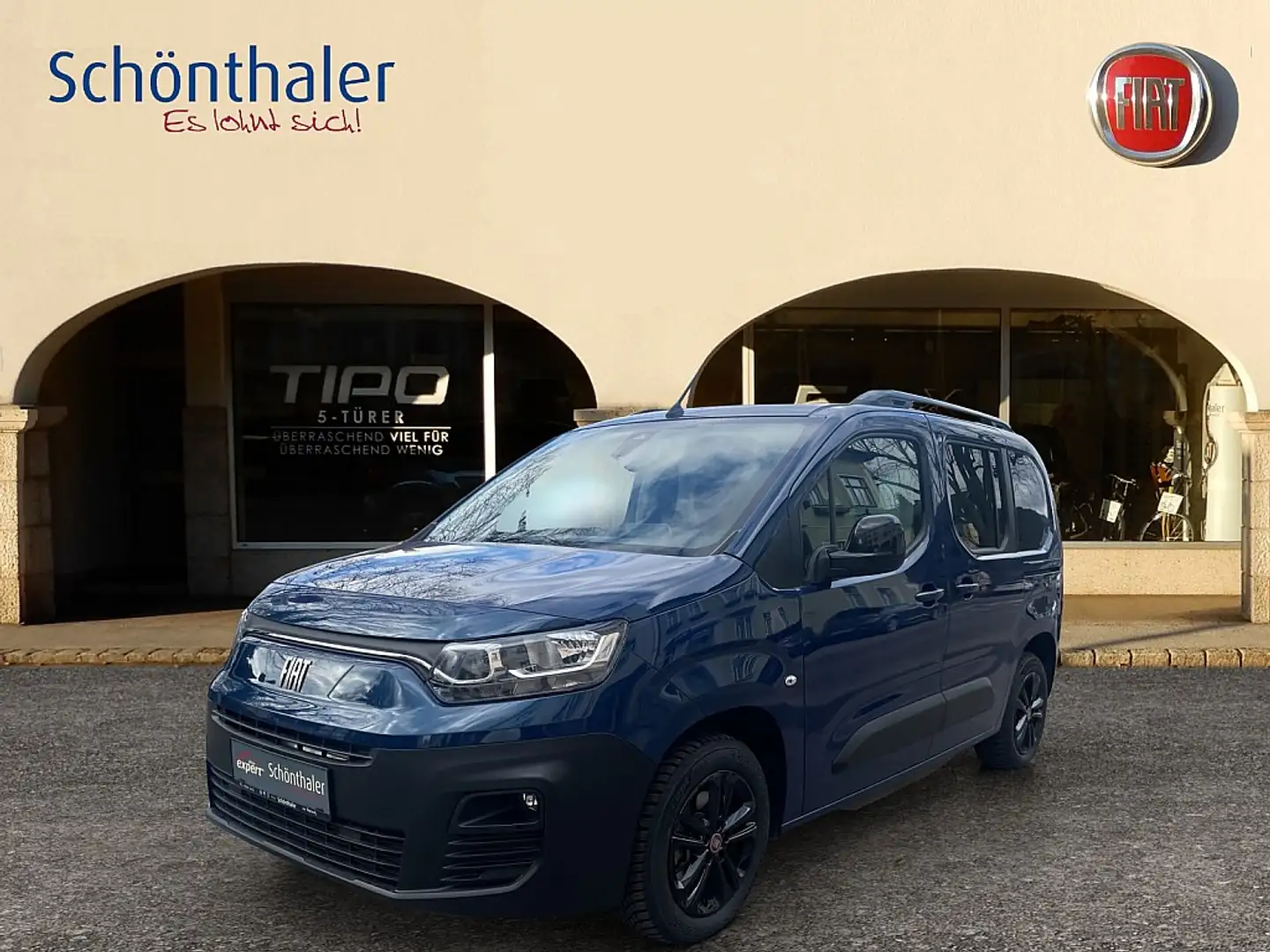 Fiat Doblo Elektro 50kWh Blau - 1