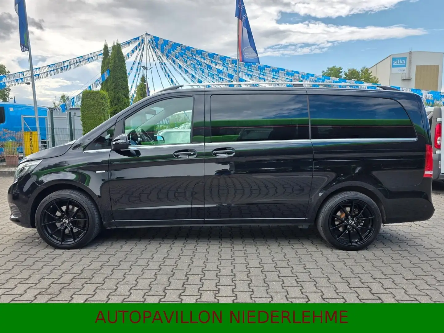 Mercedes-Benz V 250 d 4MATIC lang*Klima*LED*Navi*Leder*AHK 2500 Zwart - 1
