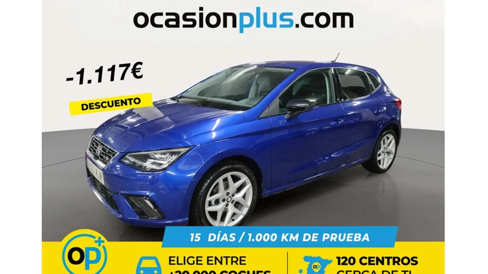 SEAT Ibiza 1.0 TGI S&S FR Eco Plus 90 Azul - 1