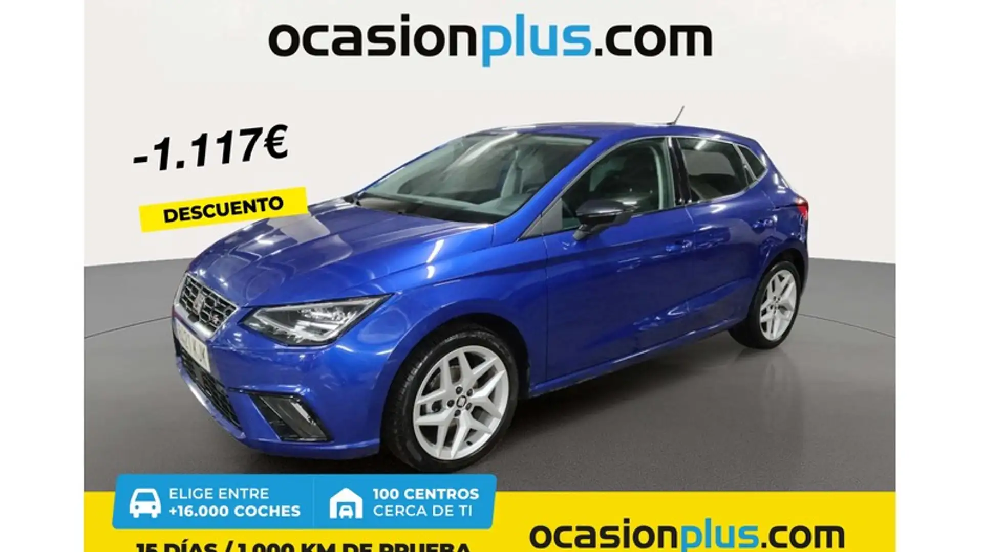 SEAT Ibiza 1.0 TGI S&S FR Eco Plus 90 Azul - 1