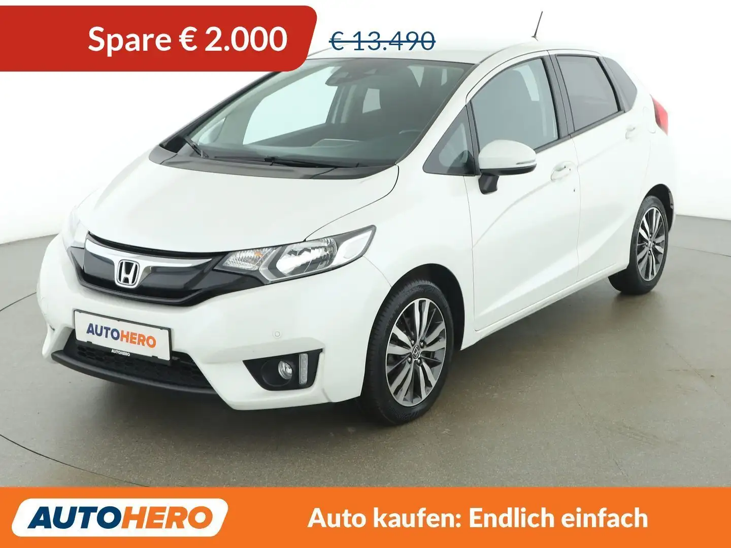 Honda Jazz 1.3 i-VTEC Elegance *CAM*SPUR*BT* Weiß - 1