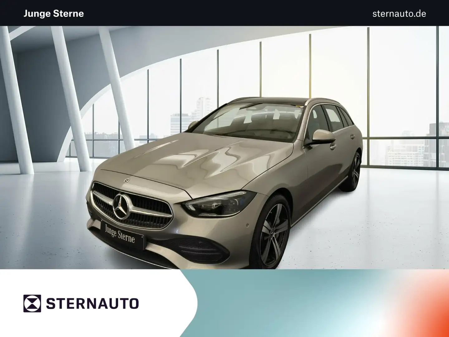 Mercedes-Benz C 200 C 200 T d Avantgarde StHz Burmester Pano DigiLight Silber - 1