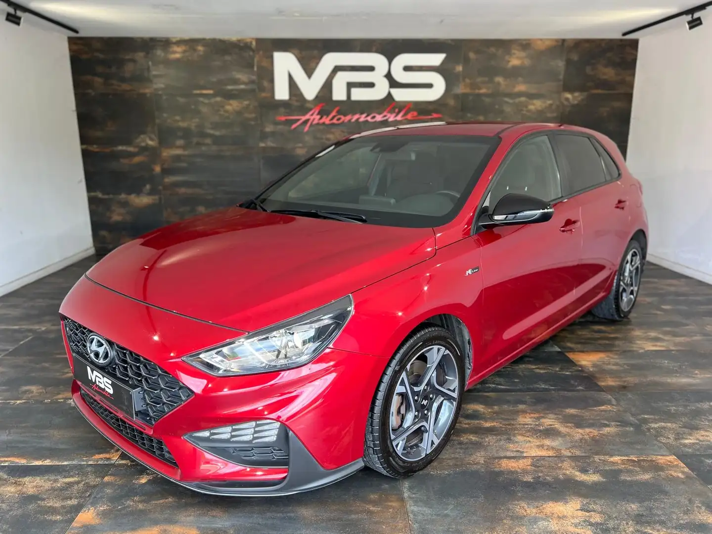 Hyundai i30 i30 1.0i N-LINE * CLIM-BIZONE * CARPLAY *CAMÉRA Rouge - 1