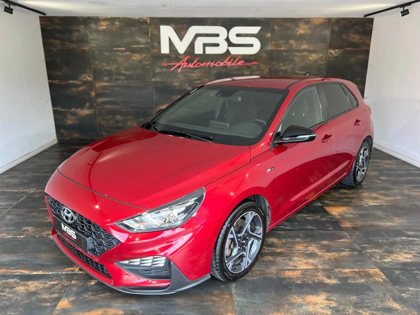 Hyundai i30 i30 1.0i N-LINE * CLIM-BIZONE * CARPLAY *CAMÉRA Rouge - 2