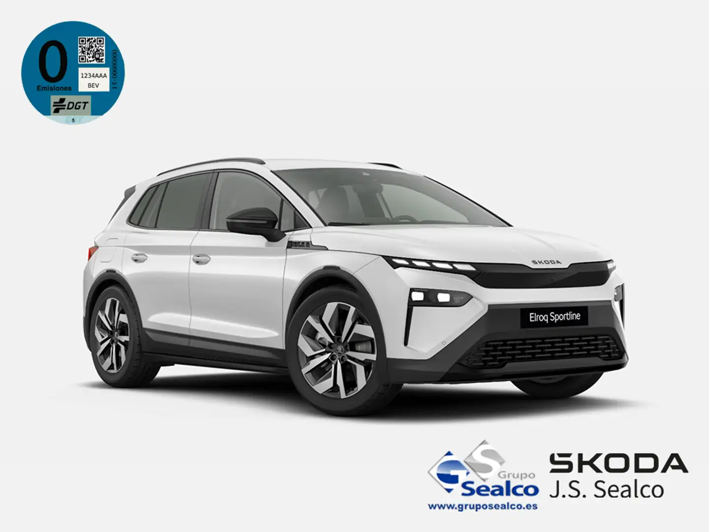 Skoda Elroq 85 First Edition 210KW Blanc - 1