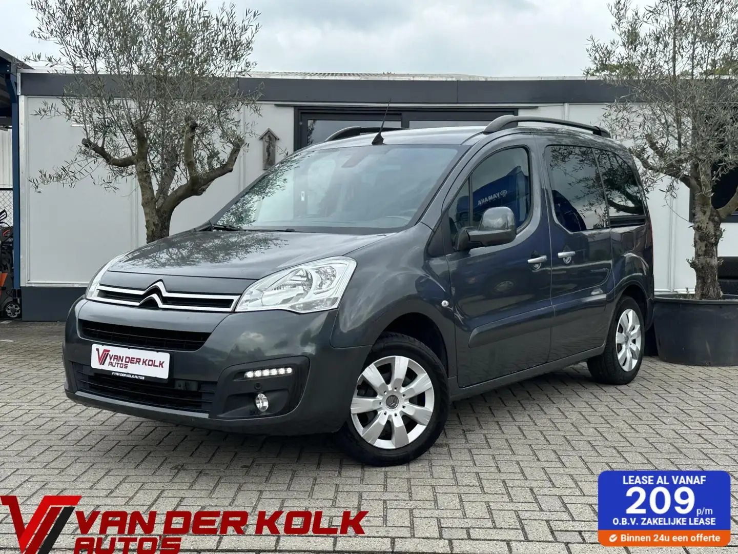 Citroen Berlingo combi 1.2 PureTech XTR Navi Cruise Airco Camera Grijs - 1