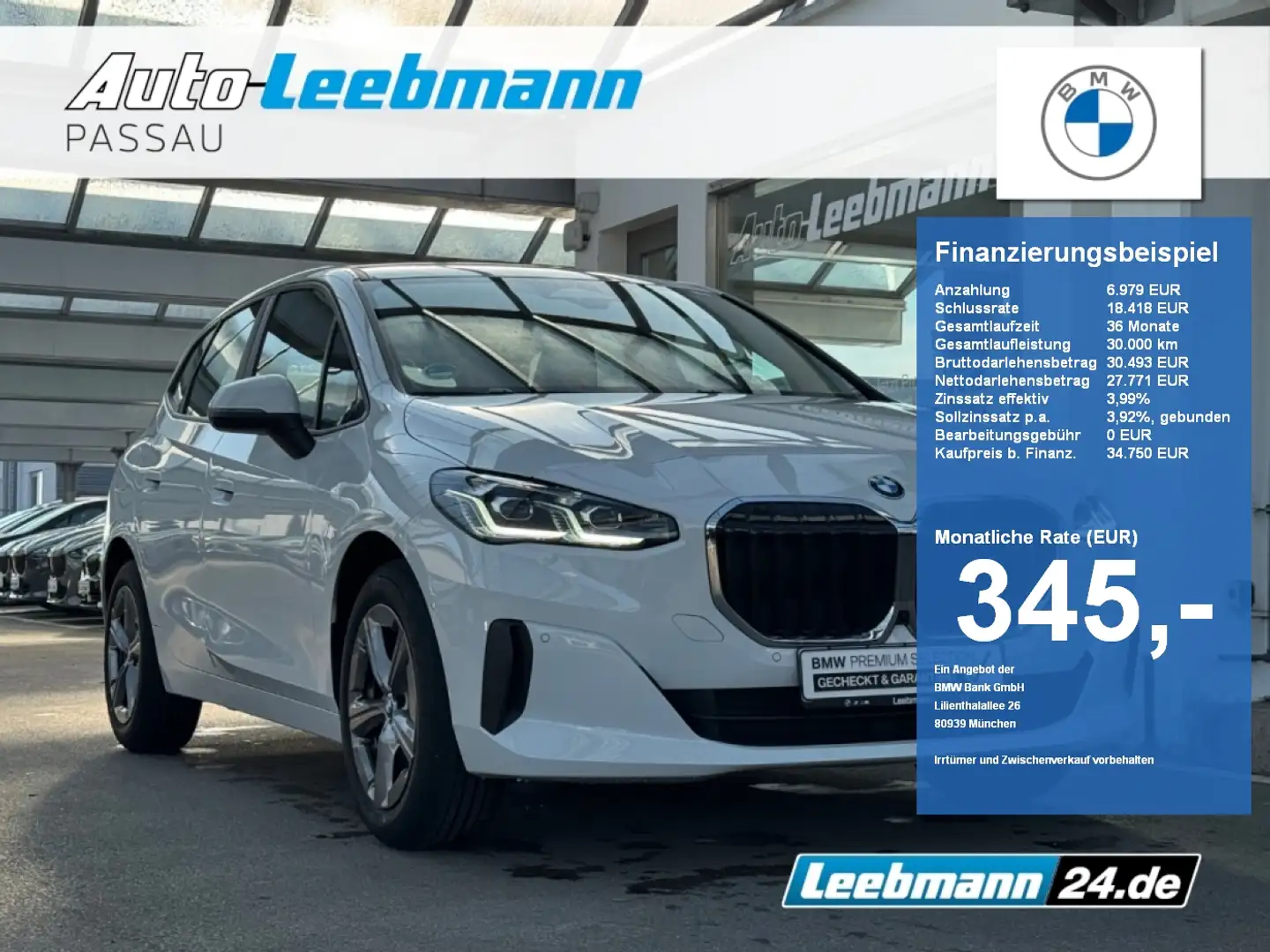 BMW 223 i xDrive Active Tourer GARANTIE bis 01/2029 Fehér - 1