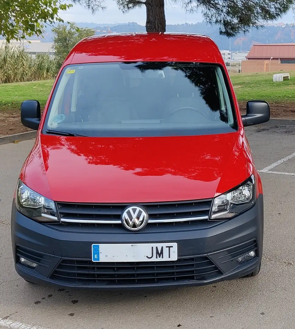 Volkswagen Caddy Kombi BMT 102 CV Rojo - 1