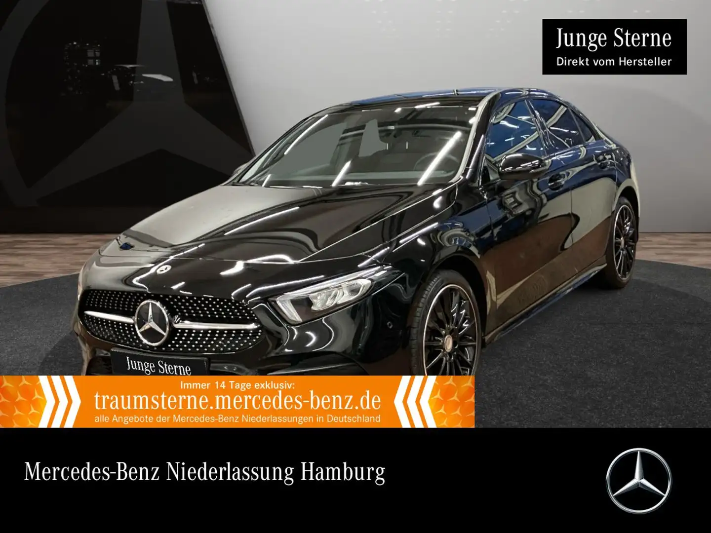 Mercedes-Benz A 250 e Lim AMG+NIGHT+LED+KAMERA+19"+TOTW+8G Schwarz - 1
