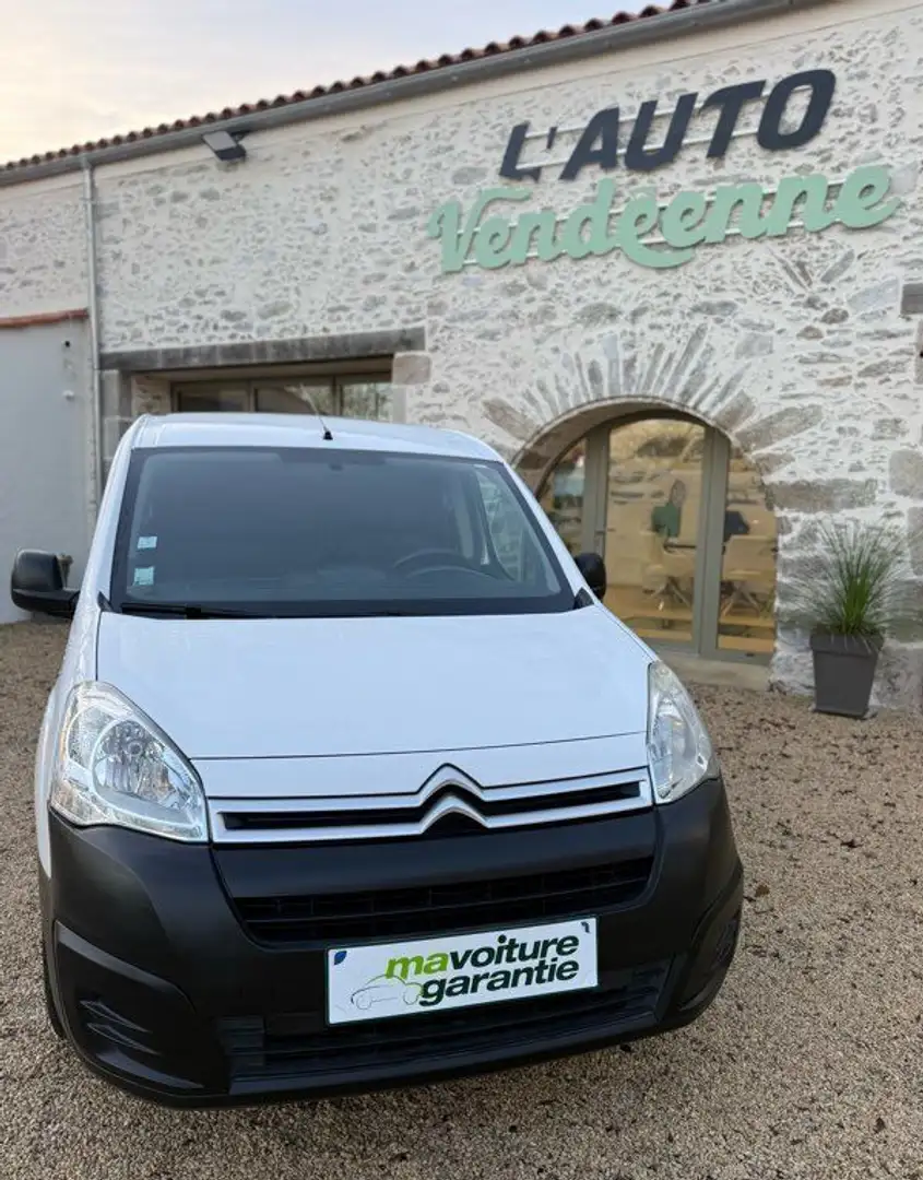 Citroen Berlingo CITROËN 1.6 BlueHDI 100ch ETG6 Club Blanc - 2