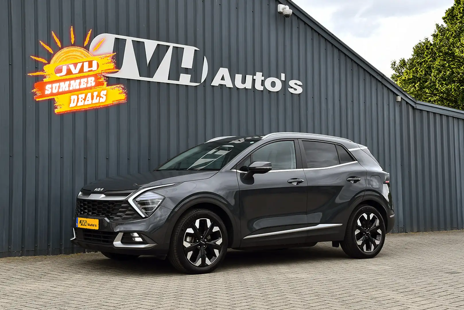 Kia Sportage 1.6 T-GDi PHEV 265pk AWD 04-2023 | 1/2Leder | Virt Grijs - 1