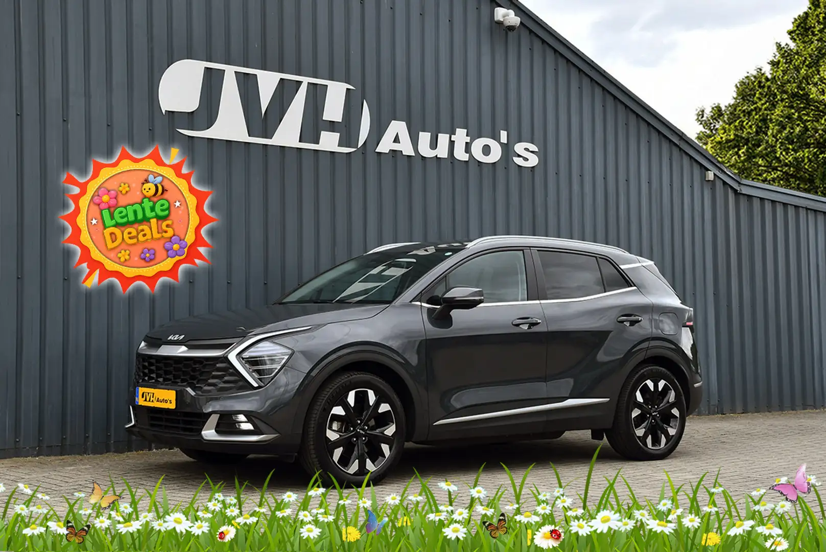 Kia Sportage 1.6 T-GDi PHEV 265pk 04-2023 | 1/2Leder | VirtualC Gris - 1