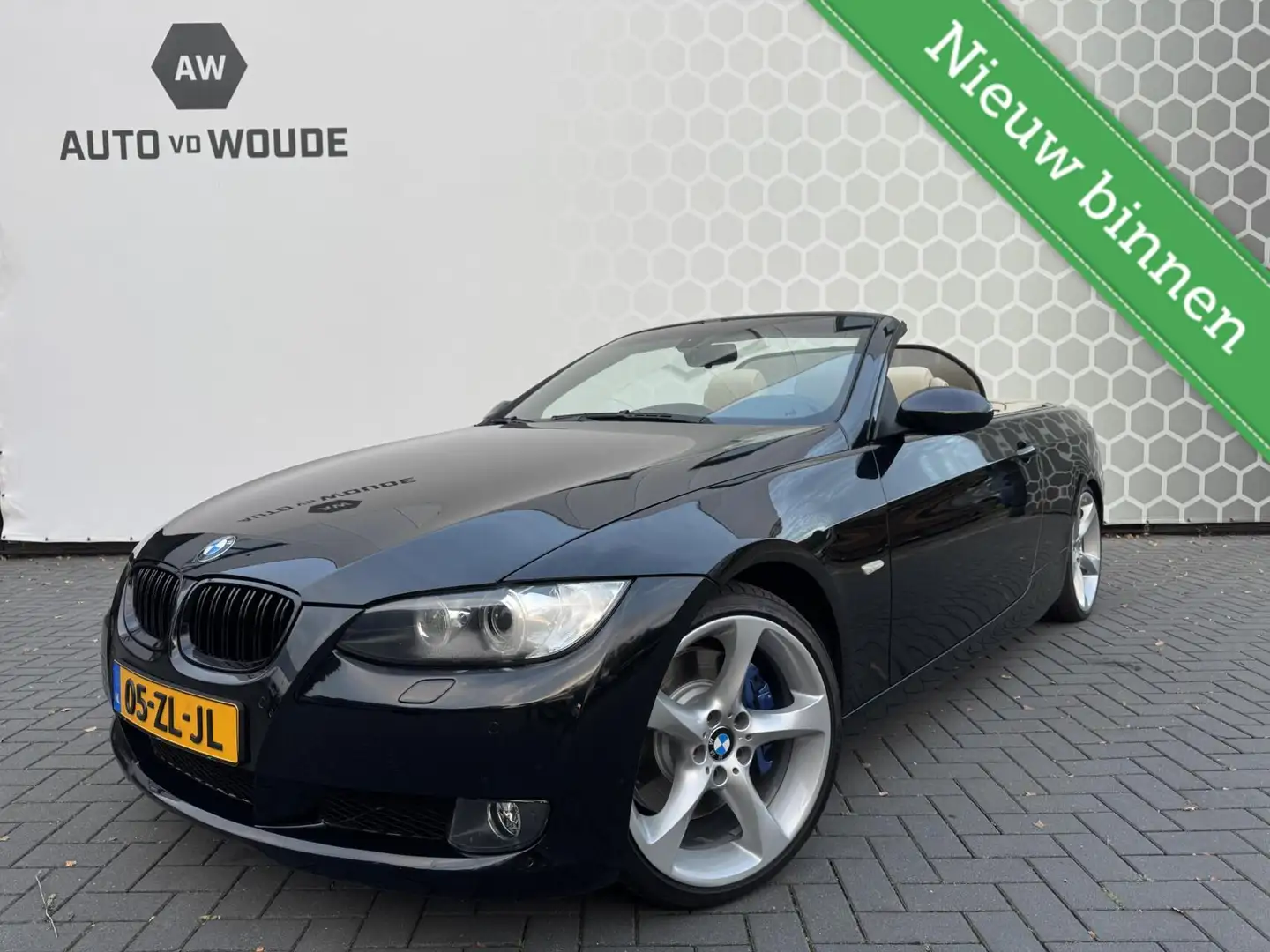 BMW 335 3-serie Cabrio 335i 306PK High Executive Xenon Led Noir - 1