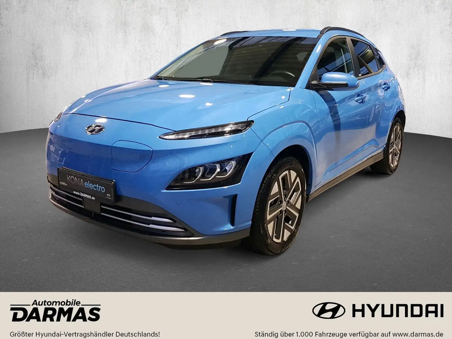 Hyundai KONA KONA Elektro 39 kWh Trend Klimaaut. Navi Apple Bleu - 1