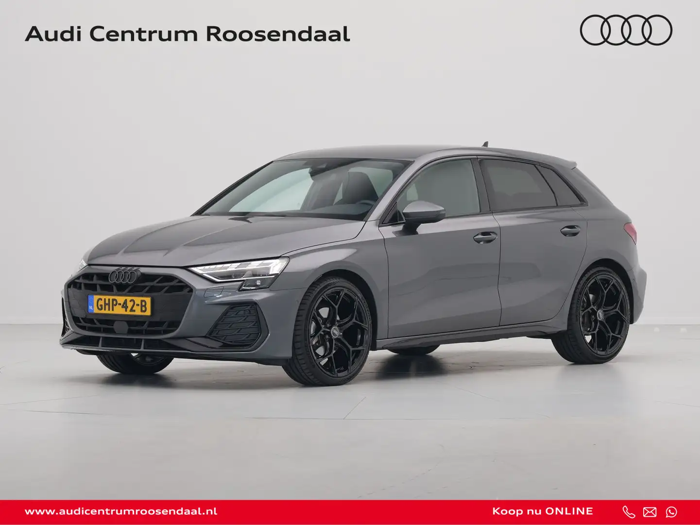 Audi A3 Sportback 35 TFSI 150 pk S edition Facelift model, Grijs - 1