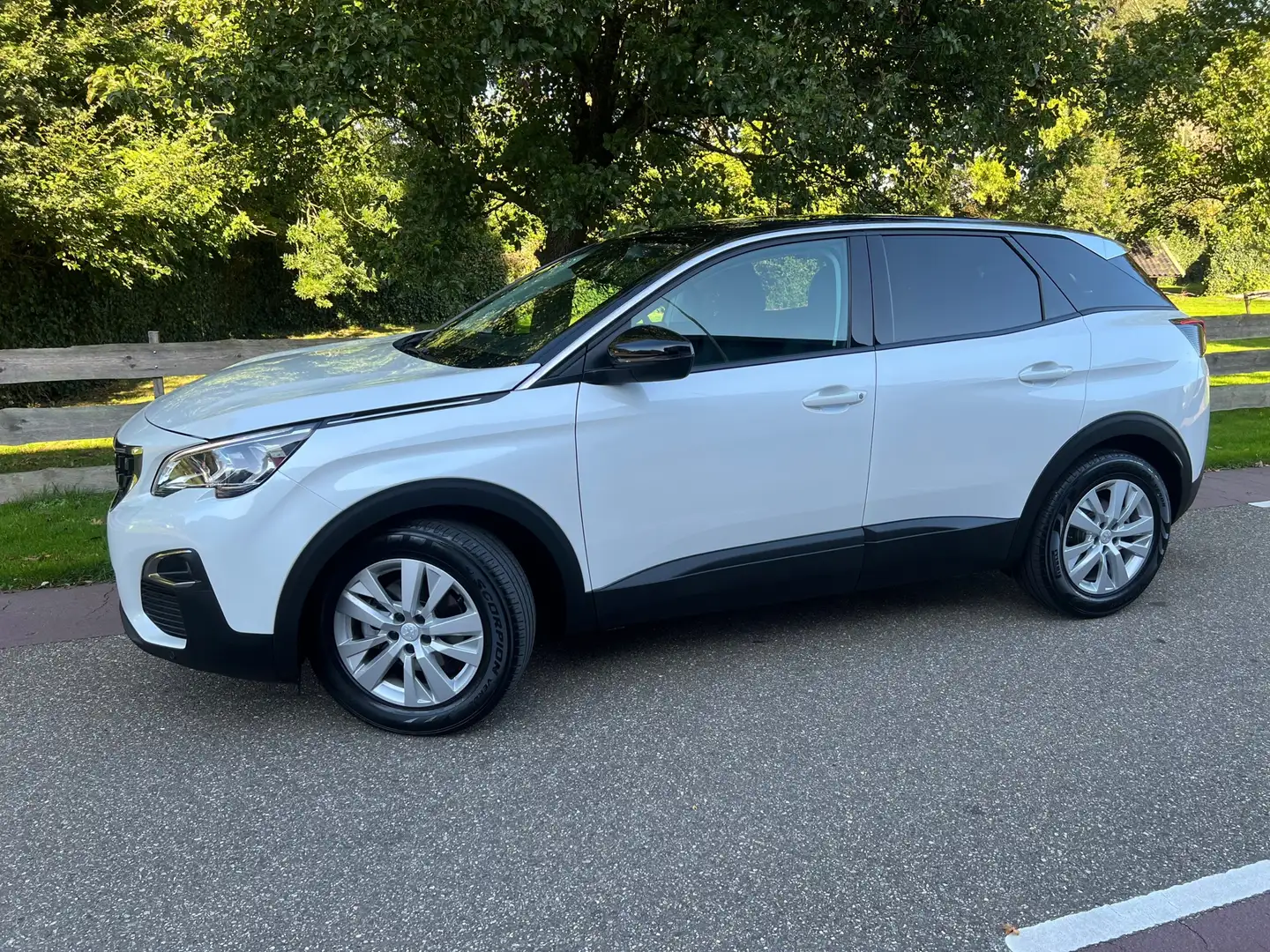 Peugeot 3008 1.2 PureTech Blue Lease Executive Clima trekhaak Wit - 2