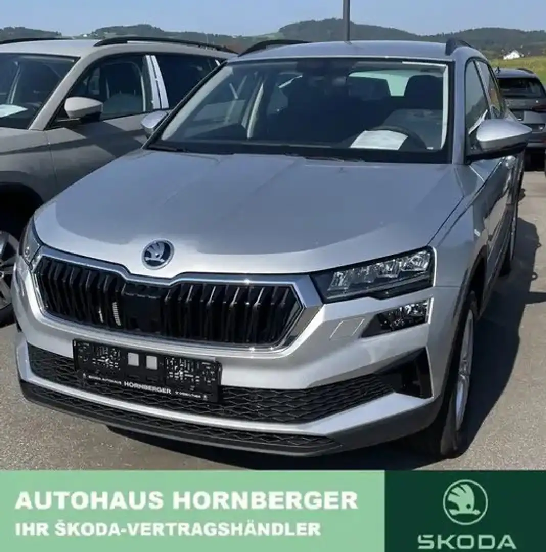 Skoda Karoq Selection 1,5 TSI 110kW DSG * 2xPDC/ACC/Kamara Silber - 1