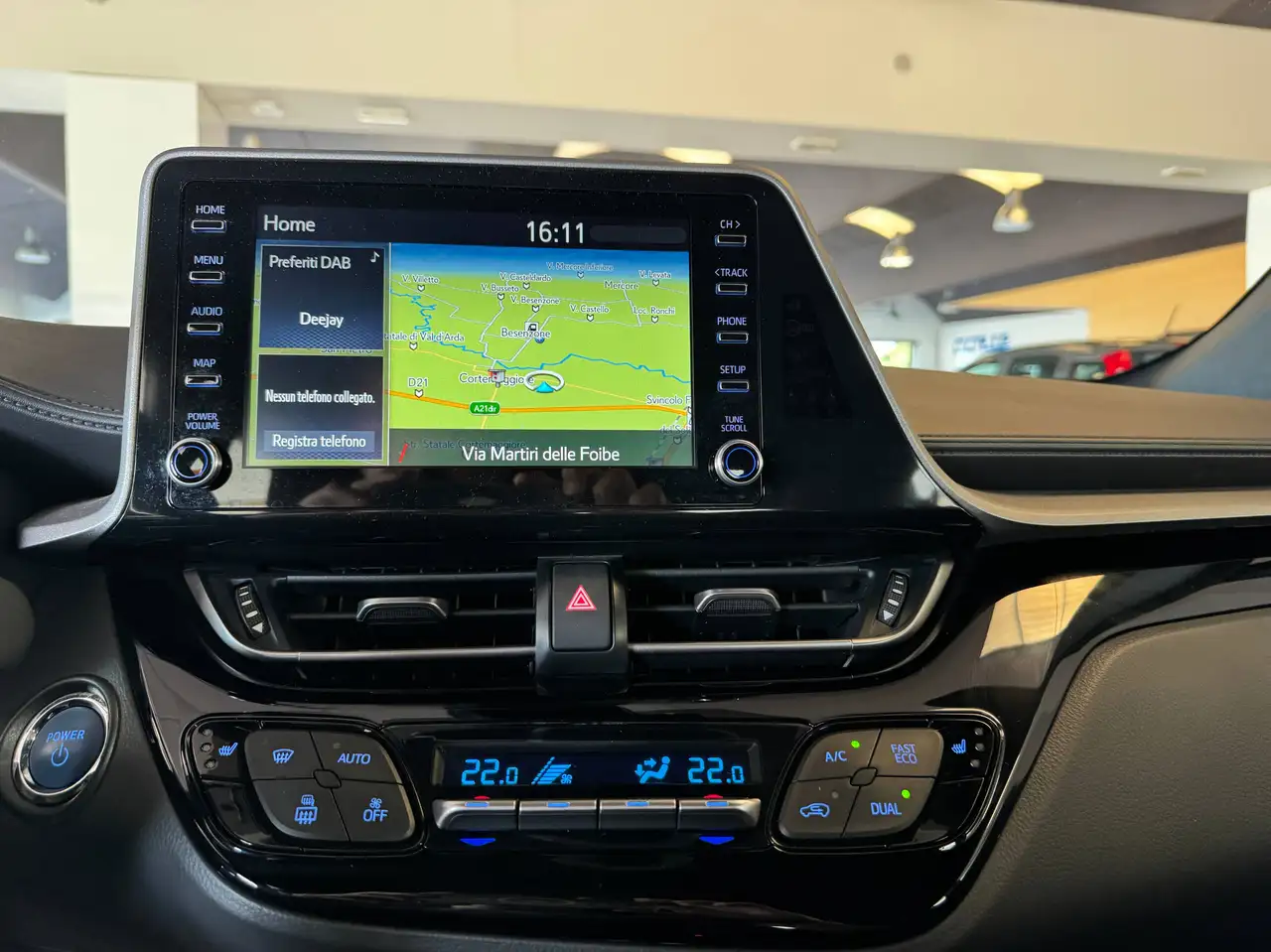Toyota C-HR 1.8 Hybrid E-CVT BUSINESS FULL LED NAVI PREZZO REALE, миниатюра 14