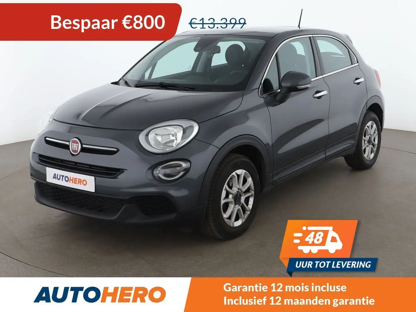 Fiat 500X 1.6 JTDM Urban Grijs - 1