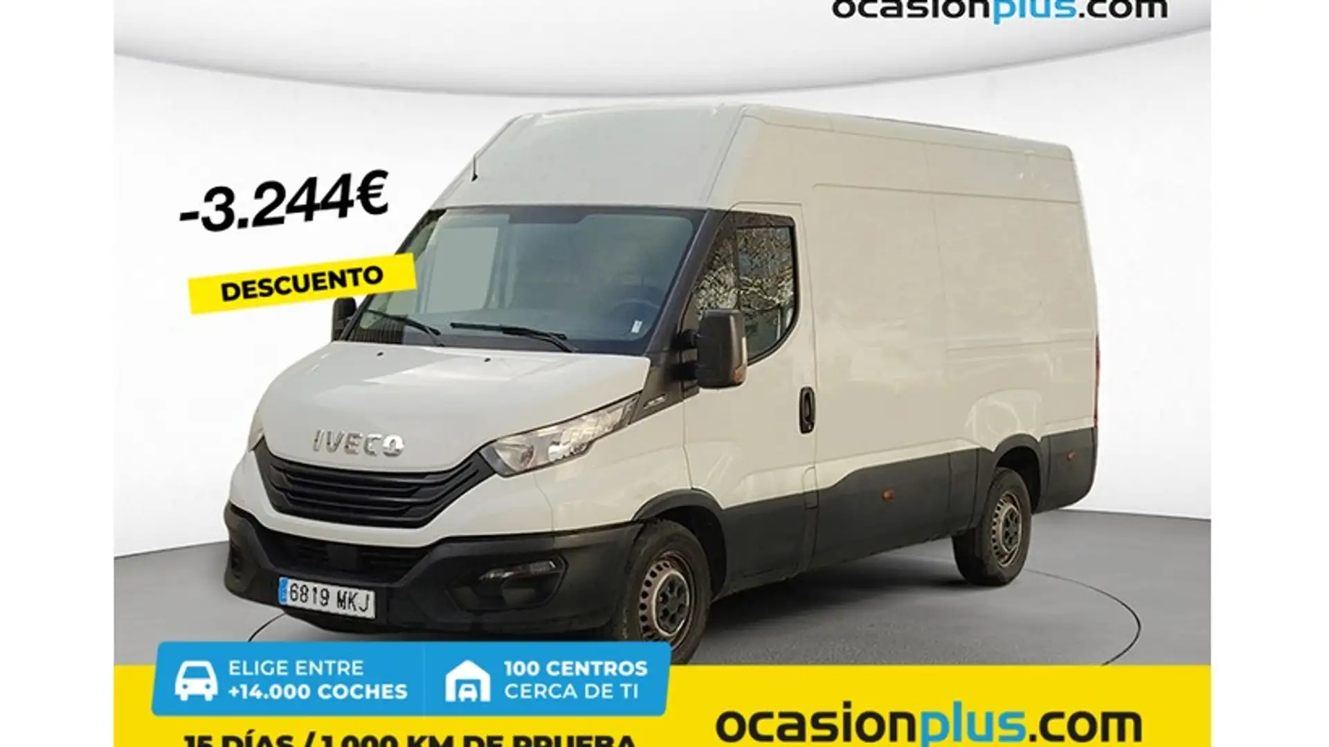 Iveco Daily 2.3 TD 35S 16 A8 V 3520L/H2 12 M3 Wit - 1