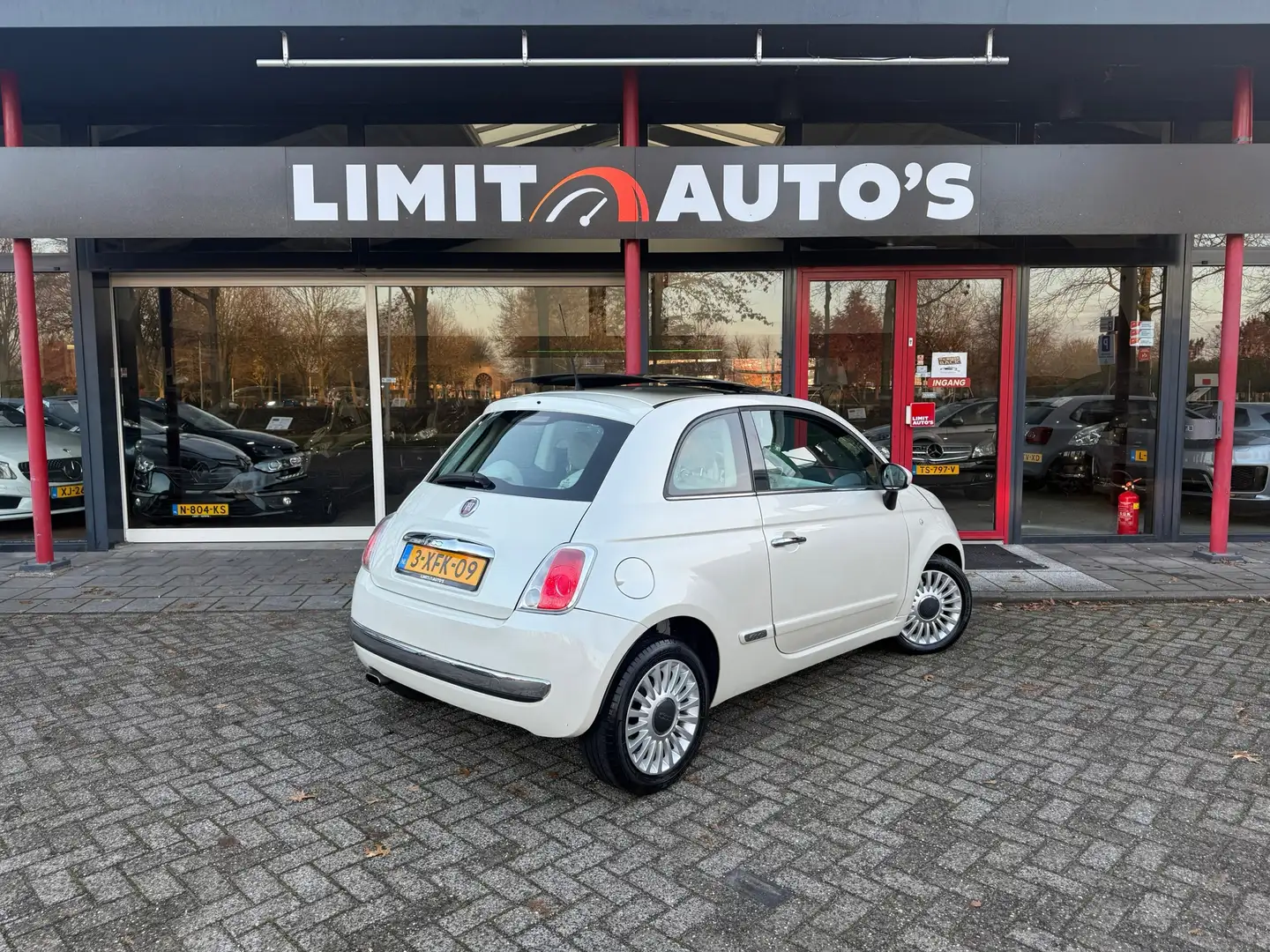 Fiat 500 0.9 TwinAir Airco/Pano/El.ramen/Parelmoer/Lmv/Apk White - 2