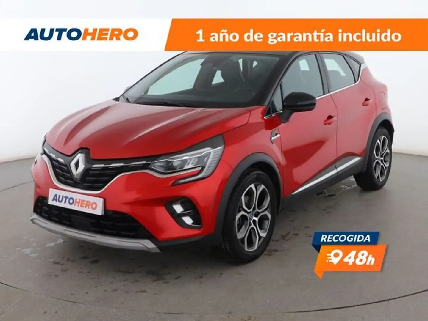 Renault Captur 1.6 Hybrid E-Tech Zen PHEV Rot - 1
