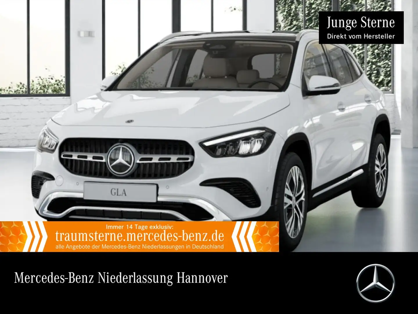 Mercedes-Benz GLA 250 e PROGRESSIVE+PANO+360°+AHK+LED+TOTW+8G Weiß - 1