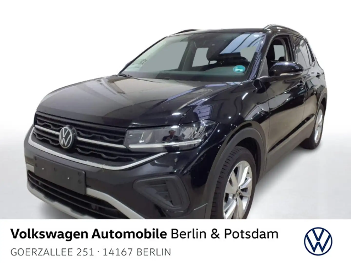 Volkswagen T-Cross 1.0 TSI GOAL NAVI LED PDC SHZ Schwarz - 1