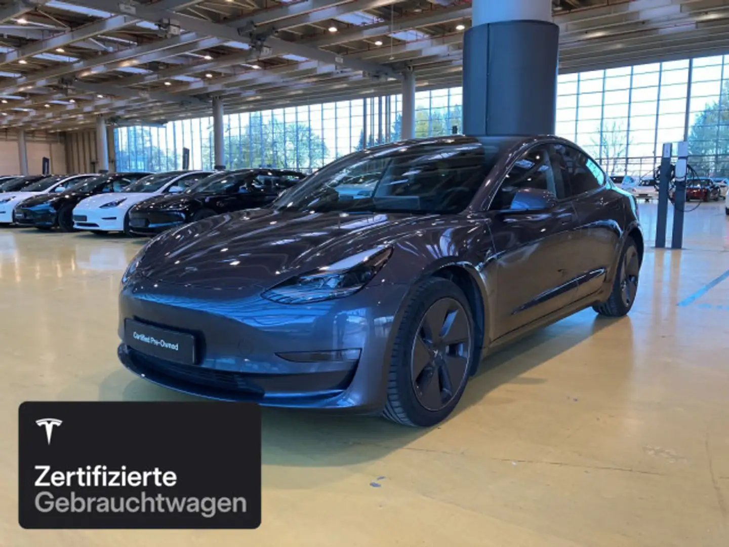 Tesla Model 3 Long Range AWD Silber - 1