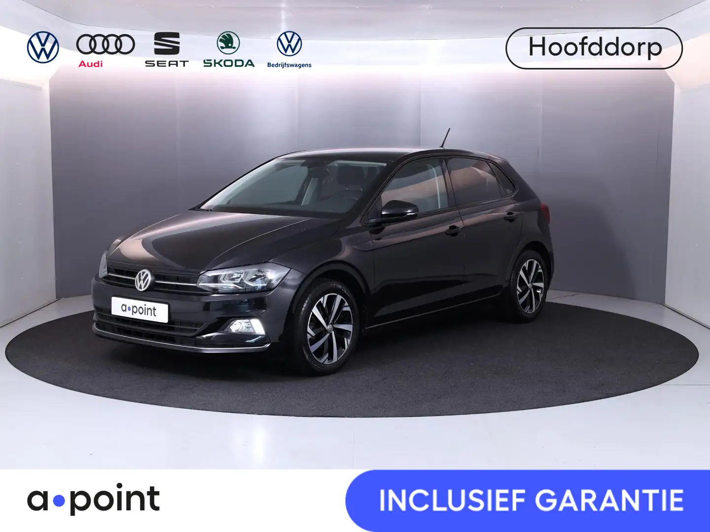 Volkswagen Polo 1.0 TSI Highline 95pk 5bak| Navi| 16'LM-velgen/ 35 Zwart - 1