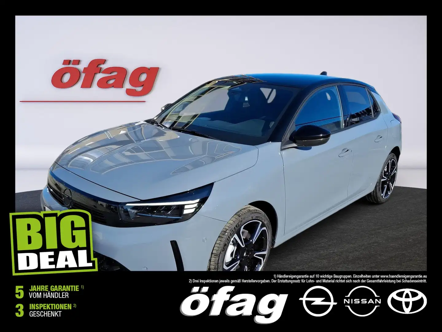 Opel Corsa 1.2 Direct Injection Turbo Euro 6.4 GS Grau - 1