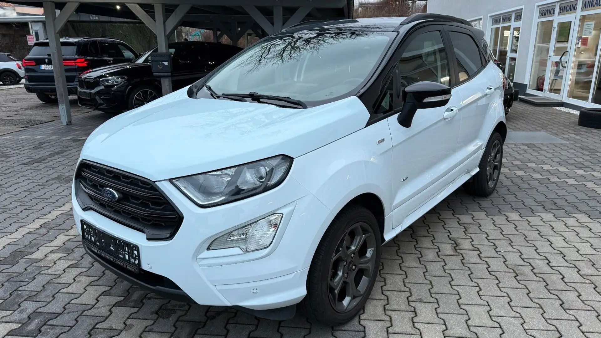 Ford EcoSport ST-Line Keyless AHK Allrad AWD Temp Kam Weiß - 2