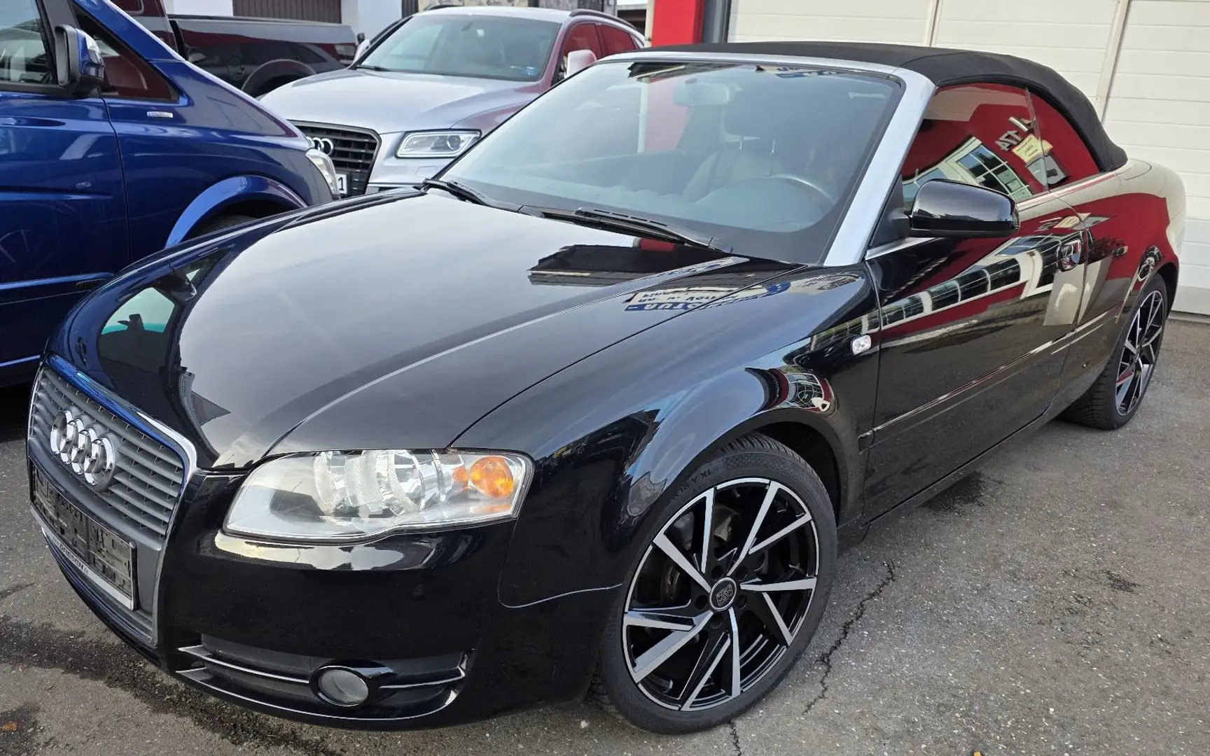 Audi A4 Cabriolet 1.8 T  Leder+original 92000 km Black - 1