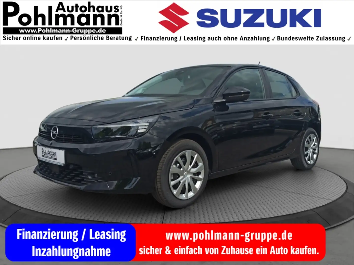 Opel Corsa 1.2 Edition LED Apple CarPlay Android Auto Musikst Noir - 1