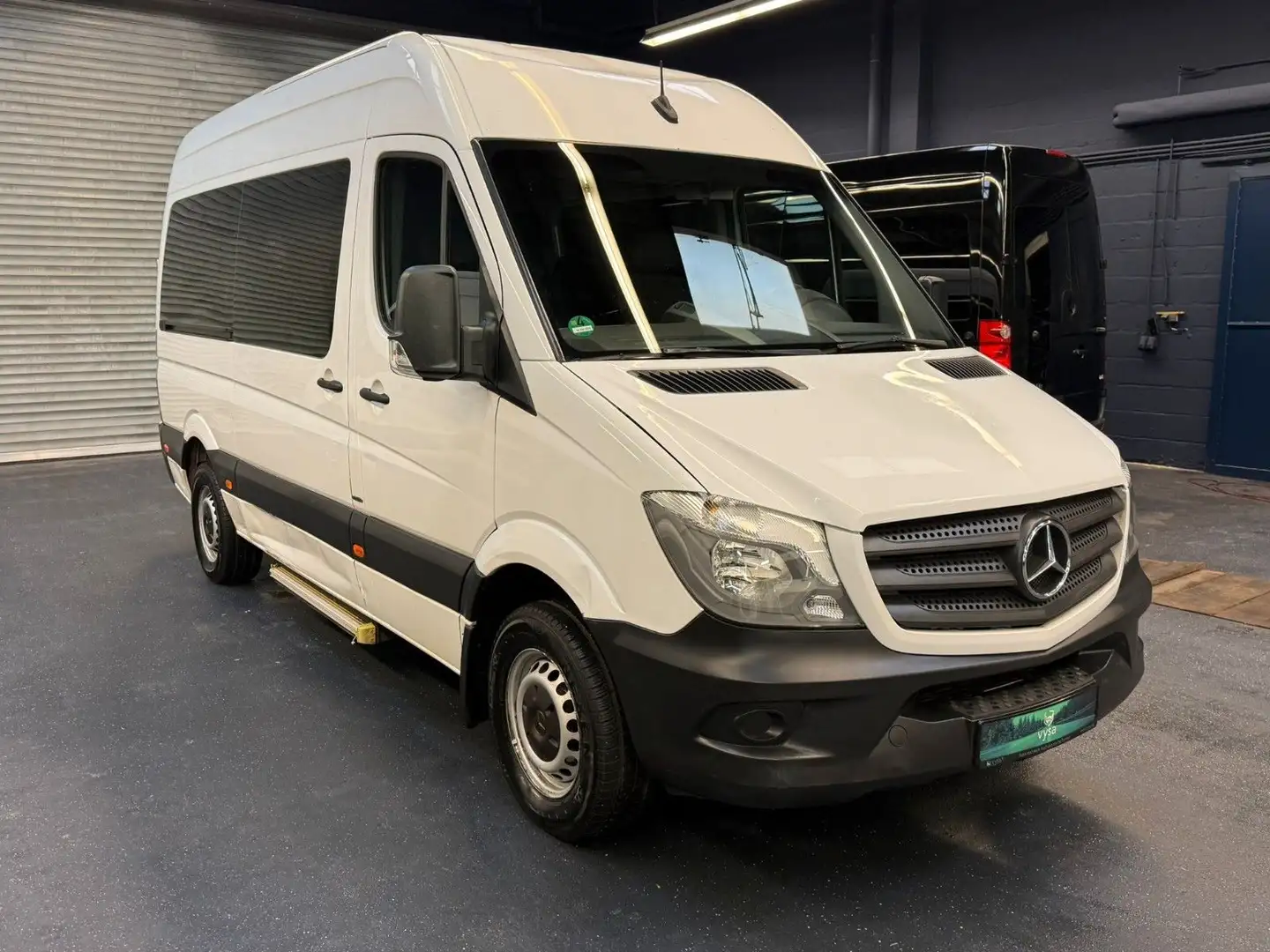 Mercedes-Benz Sprinter 314 8 Sitze Rollstuhl Lift DHollandia Weiß - 1