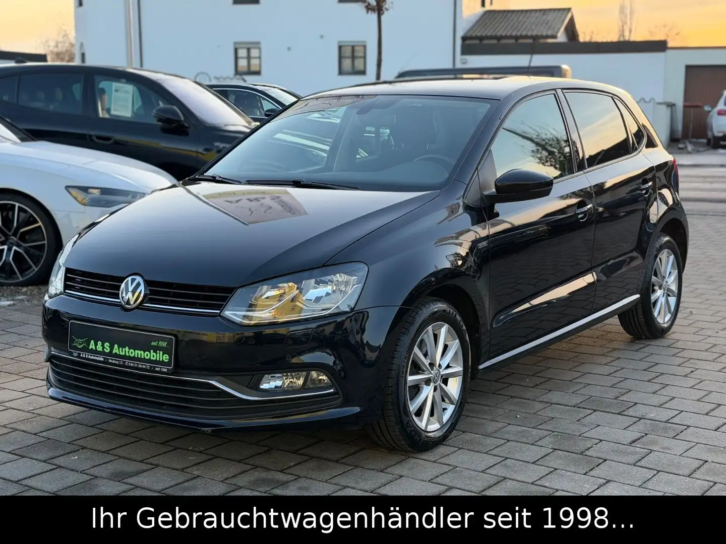 Volkswagen Polo V 1.2 TSI Lounge *1.HD/PDC/SHZ/TEMP/8-FACH* Schwarz - 2