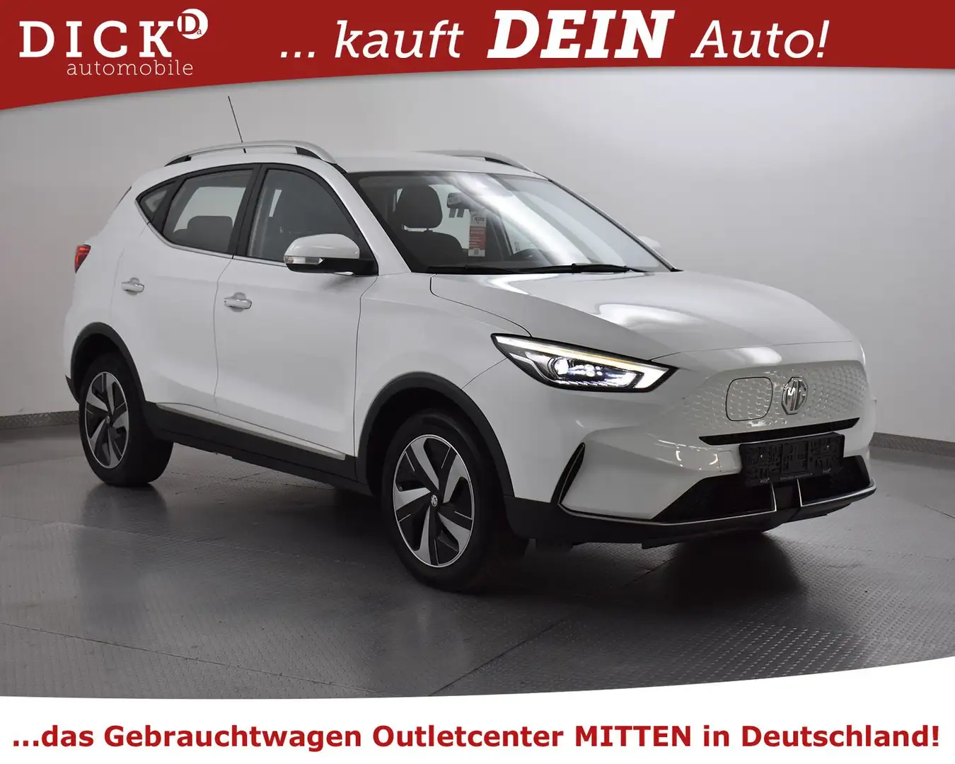MG ZS EV Comfort NAVI+LED+SITZHZ+KAMERA+MFL+DAB+ACC Weiß - 1