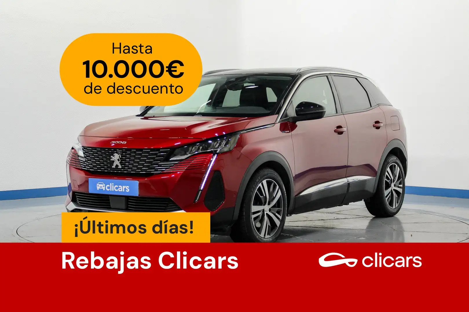 Peugeot 3008 HYB PHEV 225 Allure Pack e-EAT8 Rojo - 1