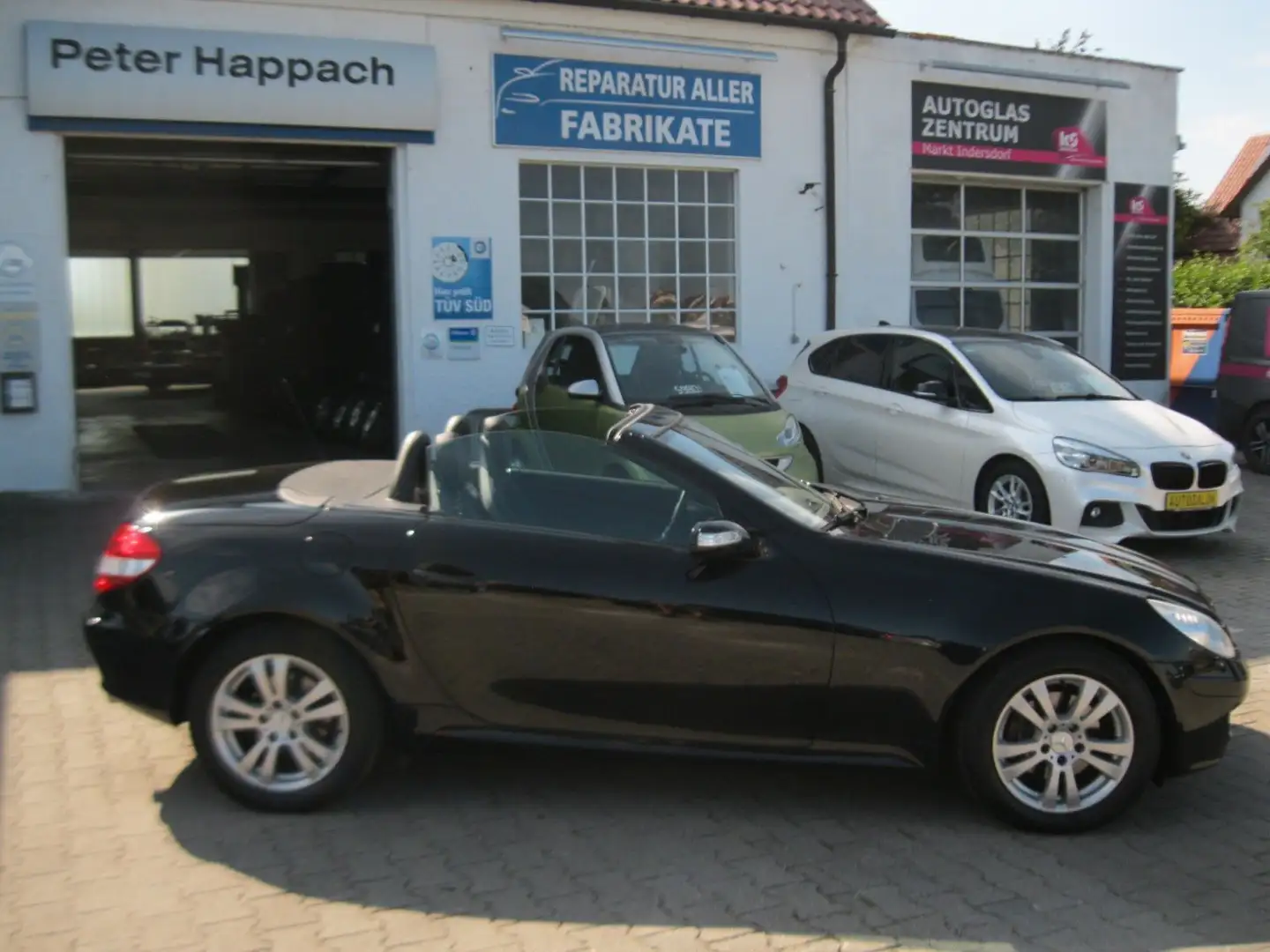 Mercedes-Benz SLK 200 K Roadster *Navi+Leder+Xenon* Schwarz - 1