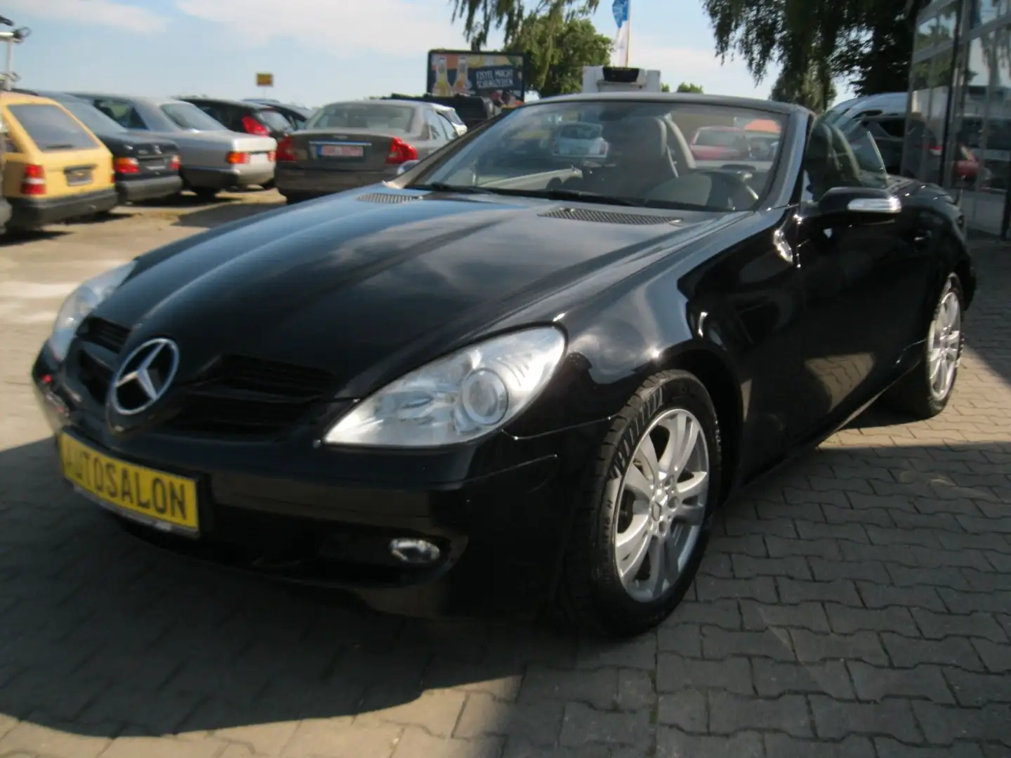 Mercedes-Benz SLK 200 K Roadster *Navi+Leder+Xenon* Schwarz - 2