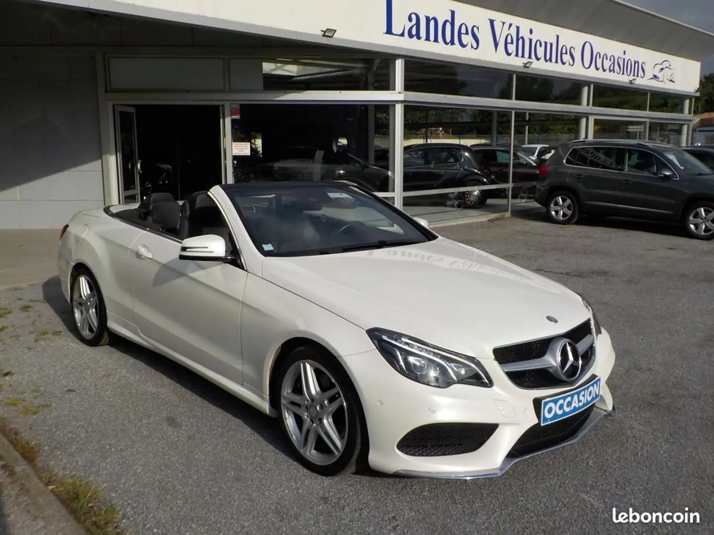 Mercedes-Benz E 220 MERCEDES CABRIOLET 220d SPORTLINE 7g-Tronic Blanc - 1